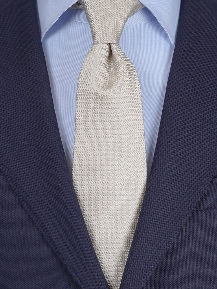 Beige grenadinslips & näsduk