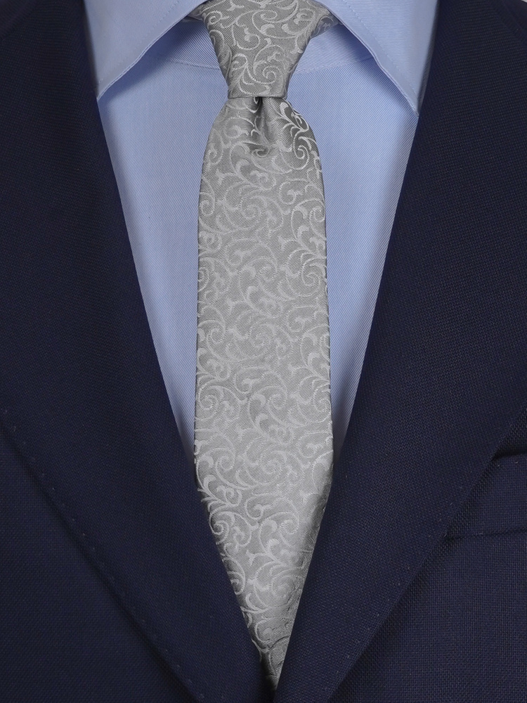 Hopea kapea silkkisolmio & taskuliina