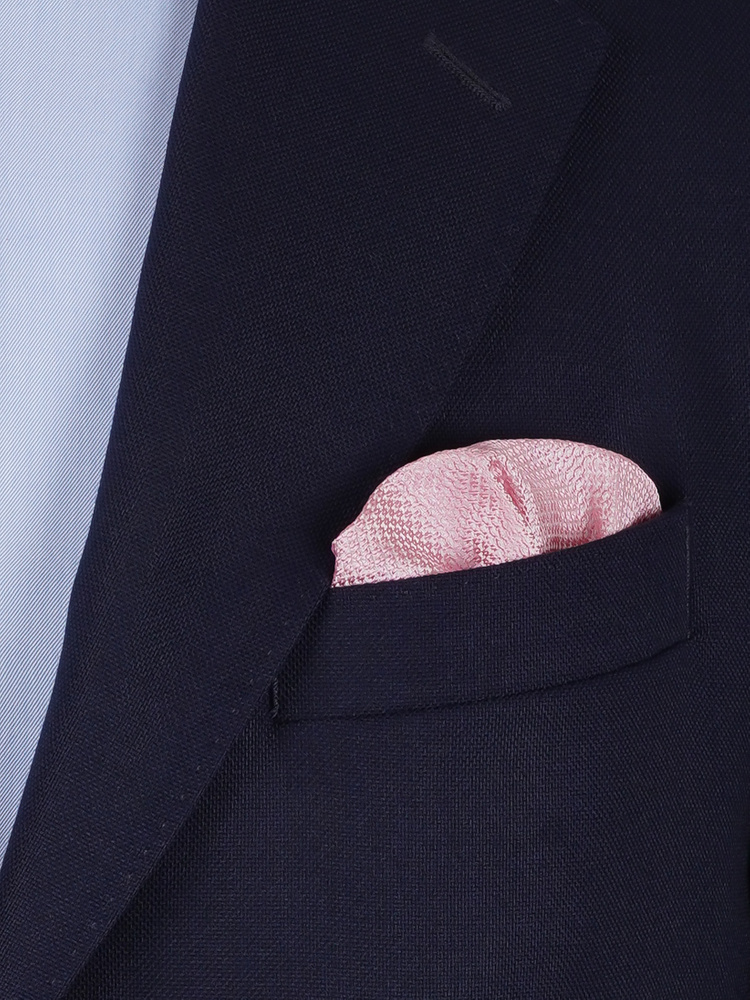 Ljusrosa oknuten grenadinfluga & näsduk