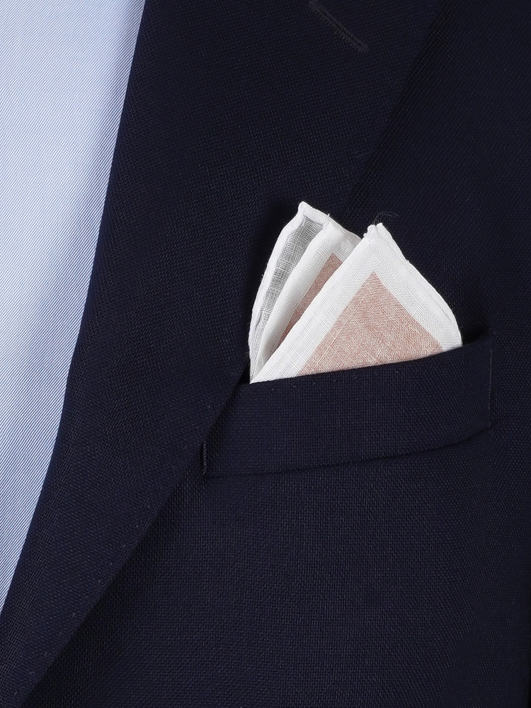 Sandbeige lommeklud Lino