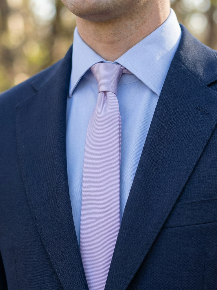 Smalt lyselilla slips