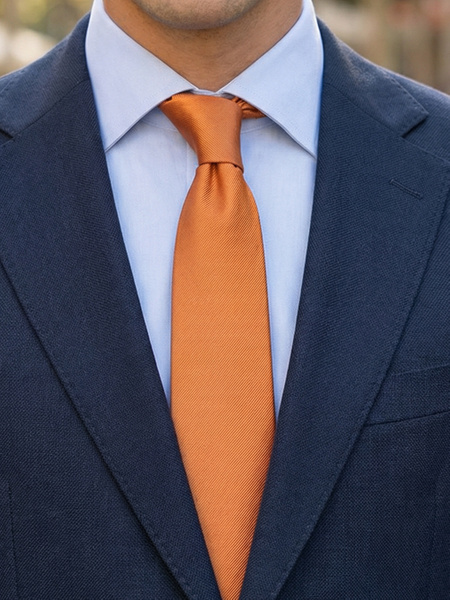 Smal rostorange slips