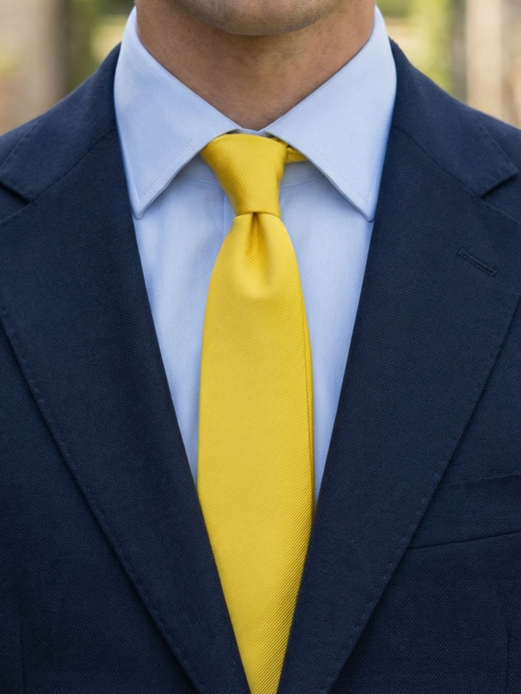 Smal senapsgul slips