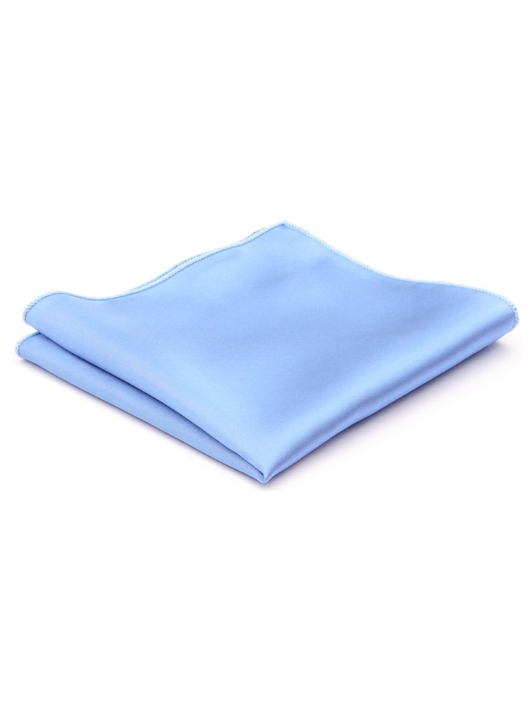 Hellblaues Einstecktuch