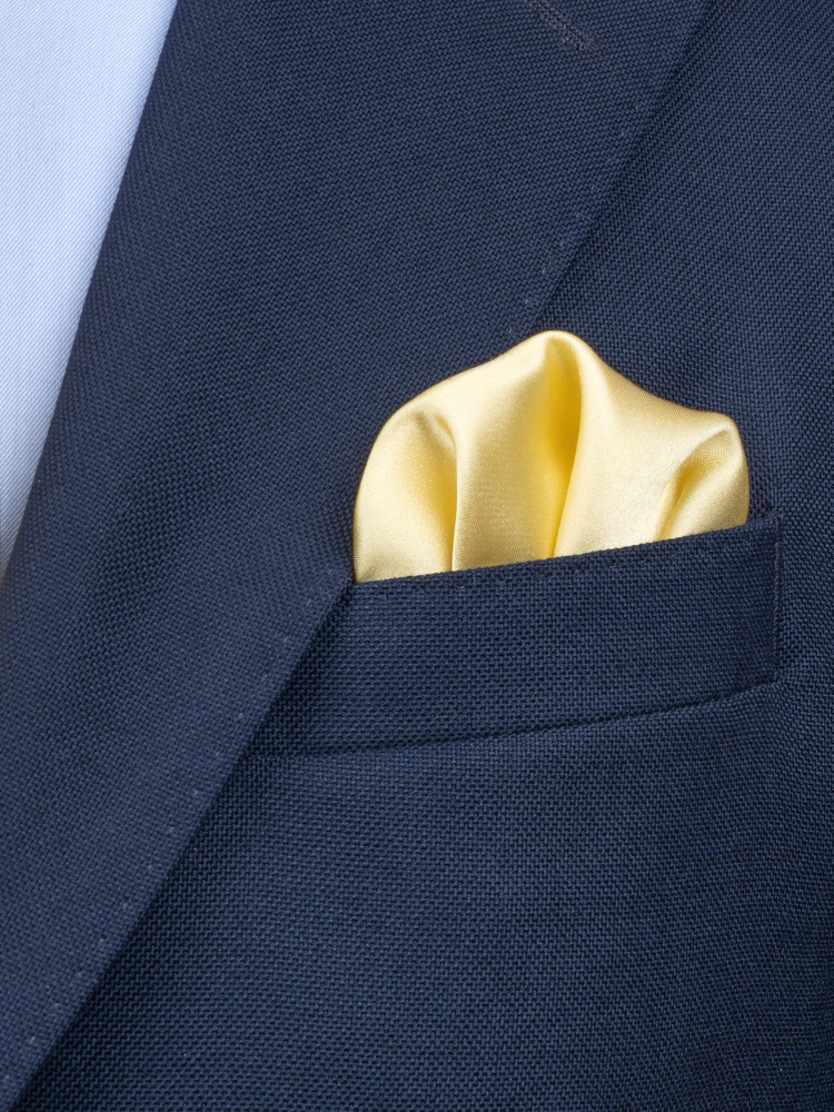 Light yellow handkerchief