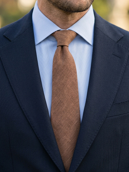 Braune Krawatte Elegante