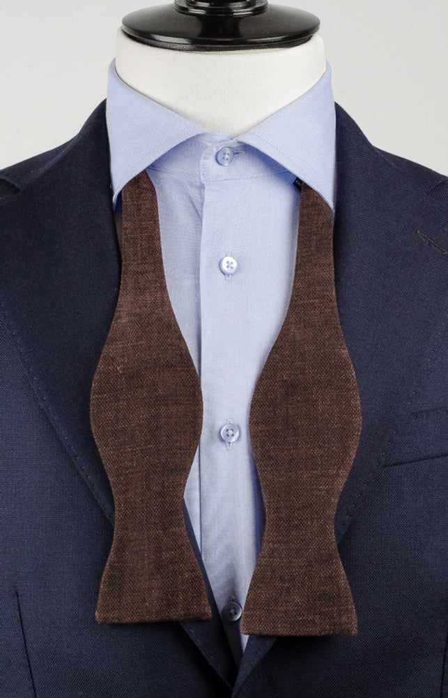 Selbstbinder Dunkelbraune Fliege Elegante