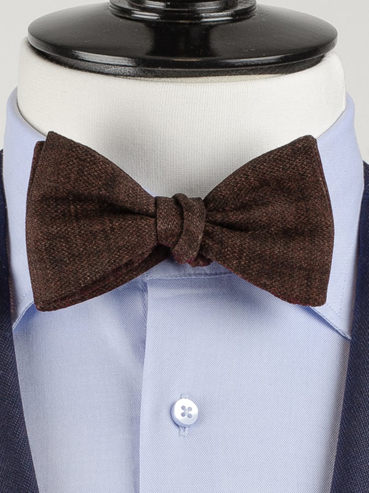 Selbstbinder Dunkelbraune Fliege Elegante