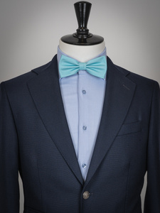 Mint blue bow tie Polyester Buy online
