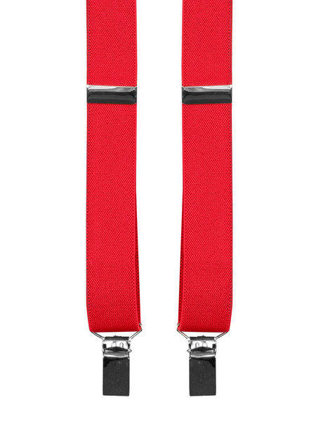 Röda smala hängslen 2,5 cm | Scottsberry