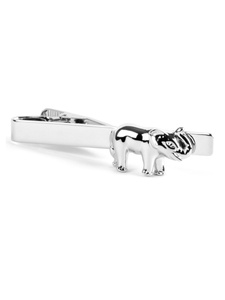 Set Regalo Gemelli E Fermacravatta Elefante In Peltro: Scatola Regalo Con Chiusura Magnetica, Ideale Per Uomo