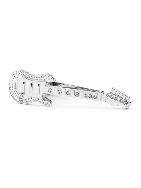 Silver tie clip guitar | Scottsberry
