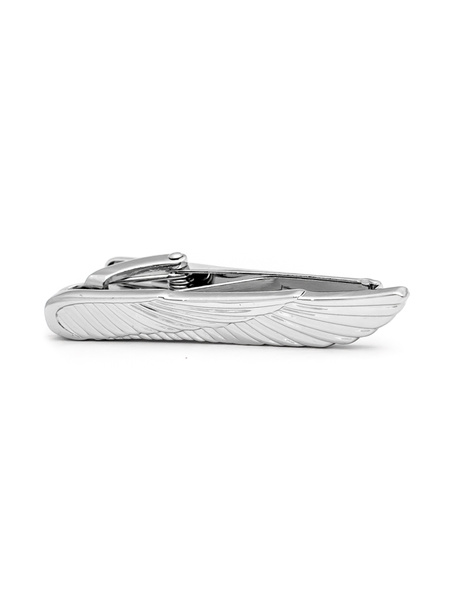 Tie clip wing silver