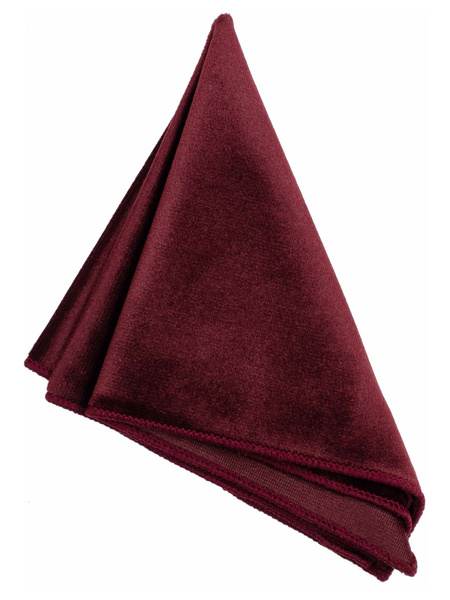 Dark red handkerchief Velvet | Scottsberry