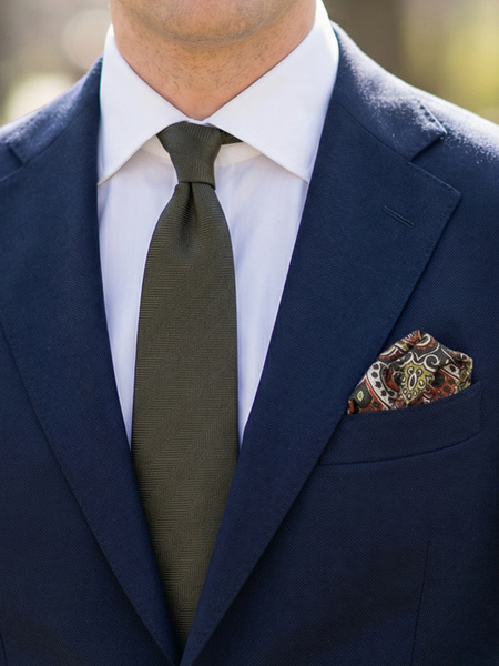 Tie & hanky Midnight Garden