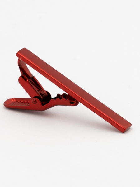 Red tie clip