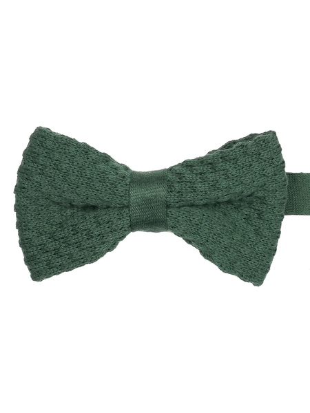 King & Priory Highland Weave Bow Tie – Forest Green Self-Tie In Woven Texture | Adjustable Up To 19 Inch Neck, Formal & Casual