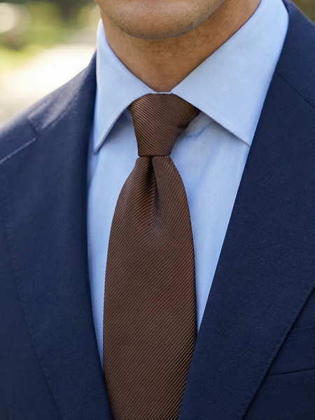 Mitternachtsbraune Krawatte