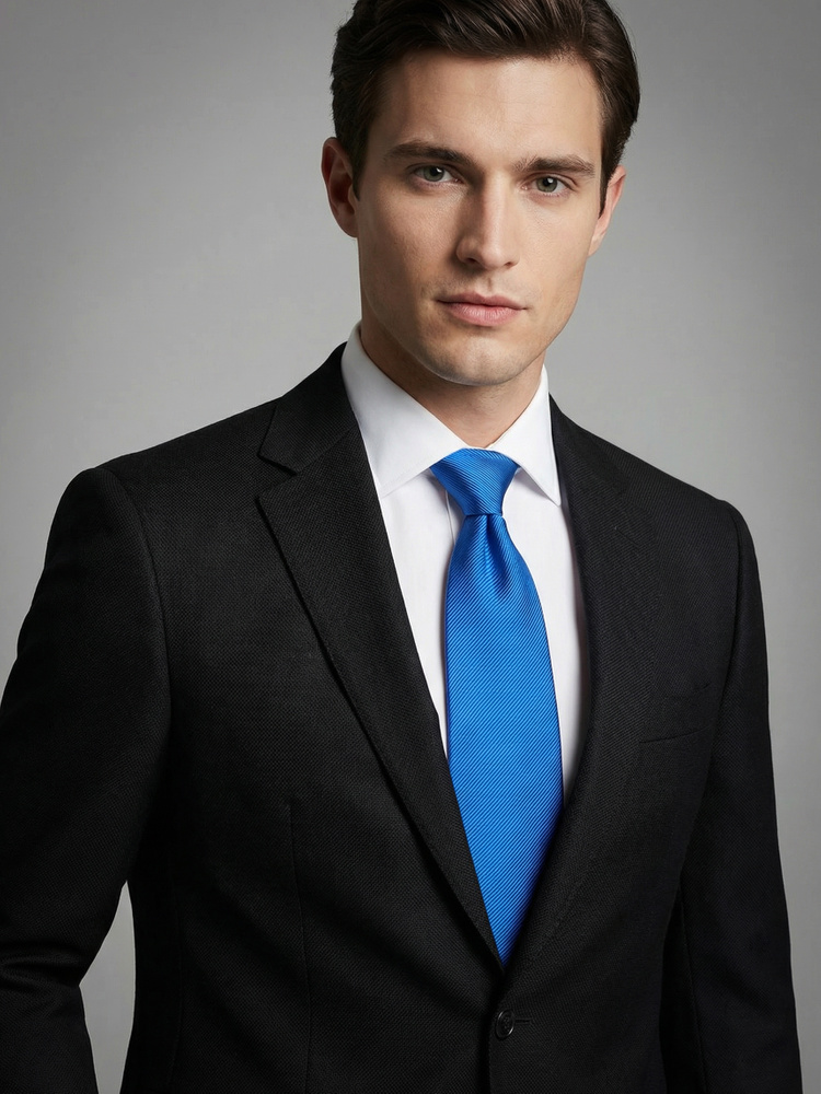 Safirno plava kravata