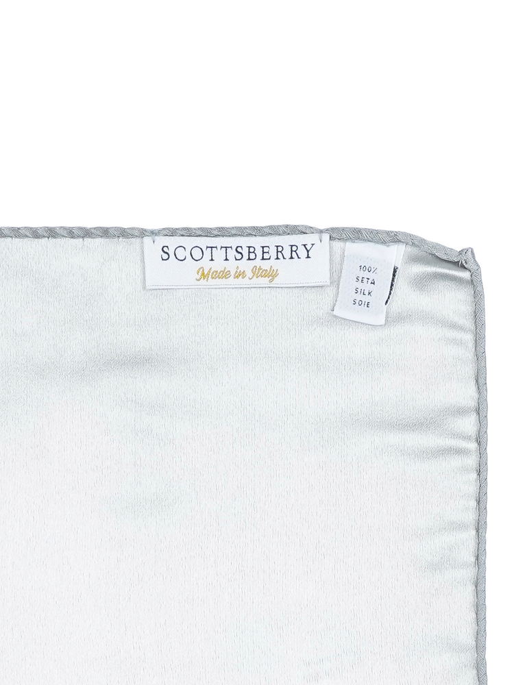 Pochette da taschino argento