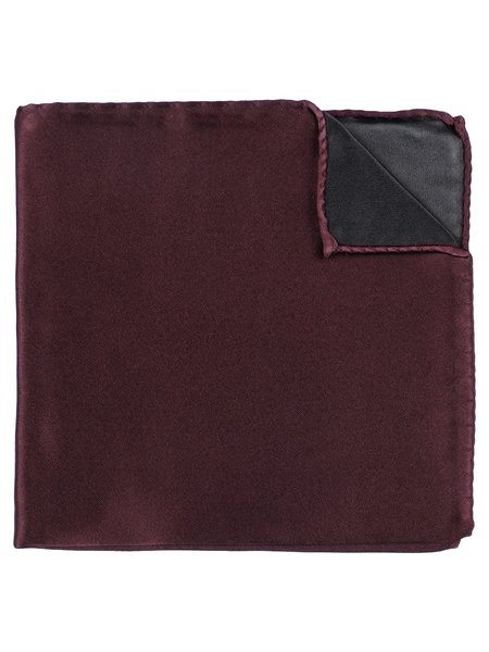 Tmavě vínový kapesníček do saka