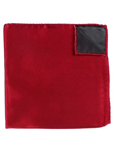 Pochette de costume rouge cerise