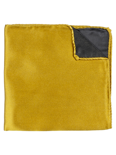 Pochette de costume dorée