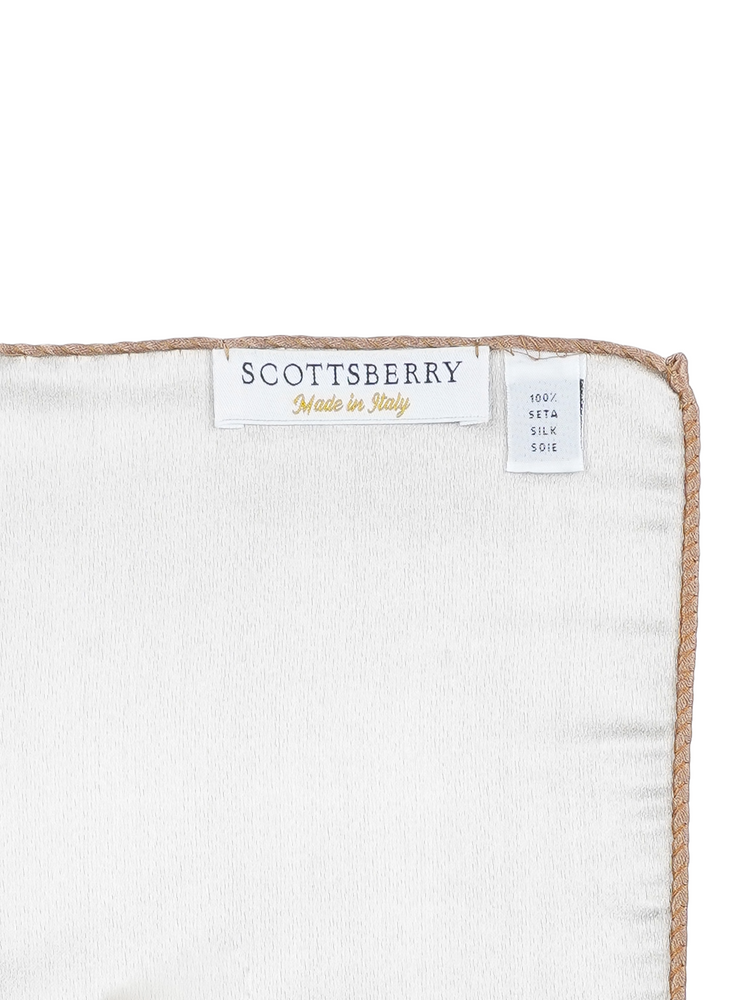 Khaki brown handkerchief