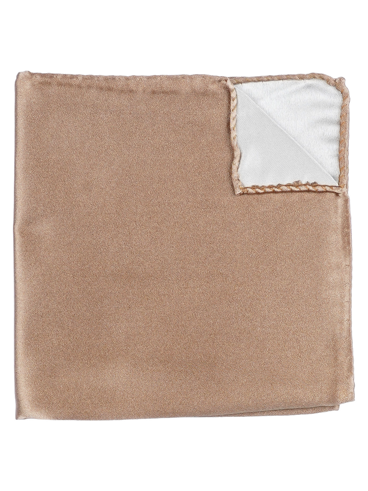 Khaki brown handkerchief