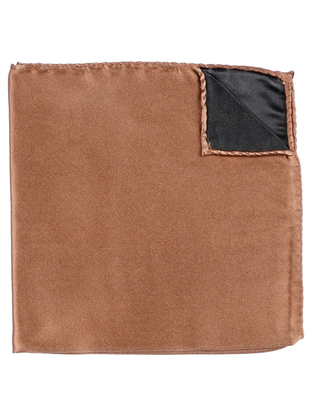 Pochette de costume marron clair
