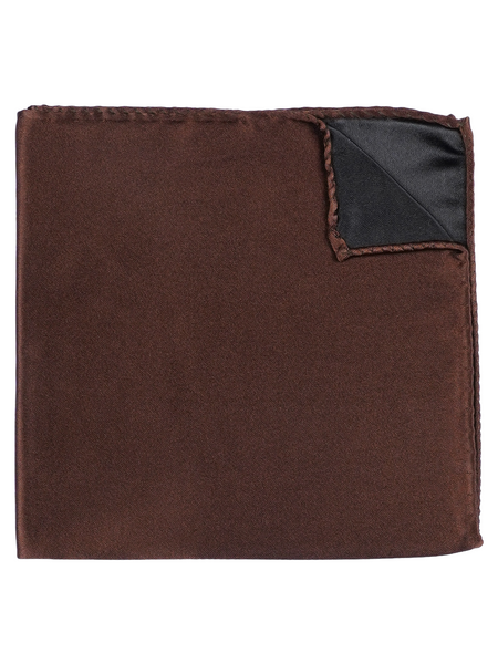 Pochette de costume marron nuit