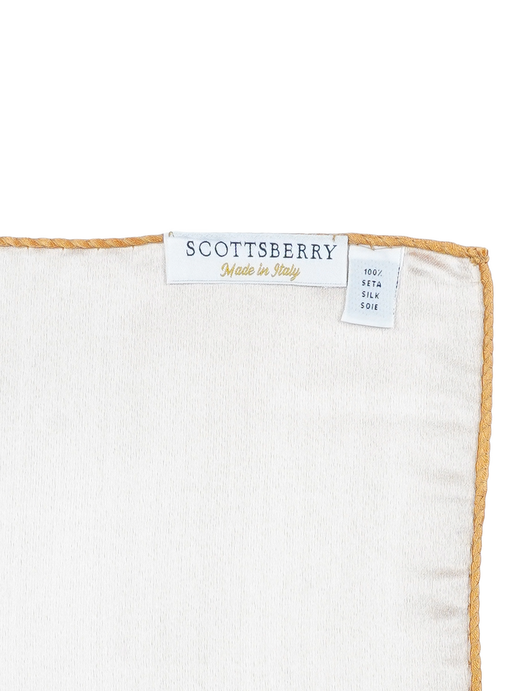 Krém sárga díszzsebkendő