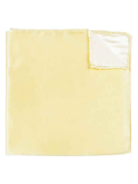 Světle žlutý kapesníček do saka