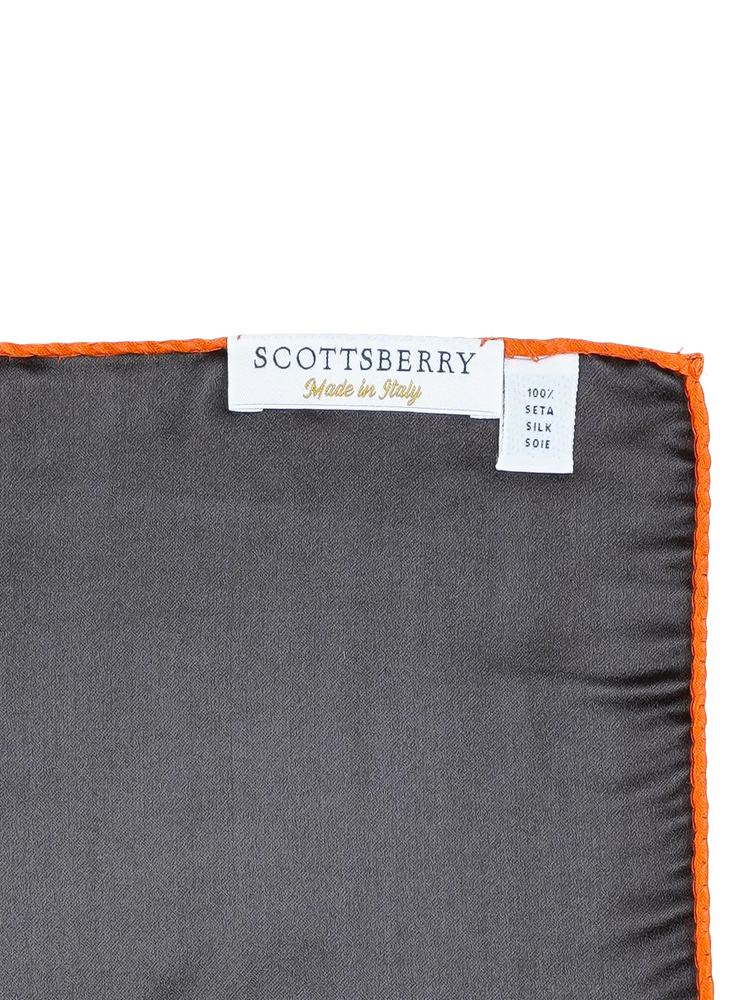 Rusty orange handkerchief