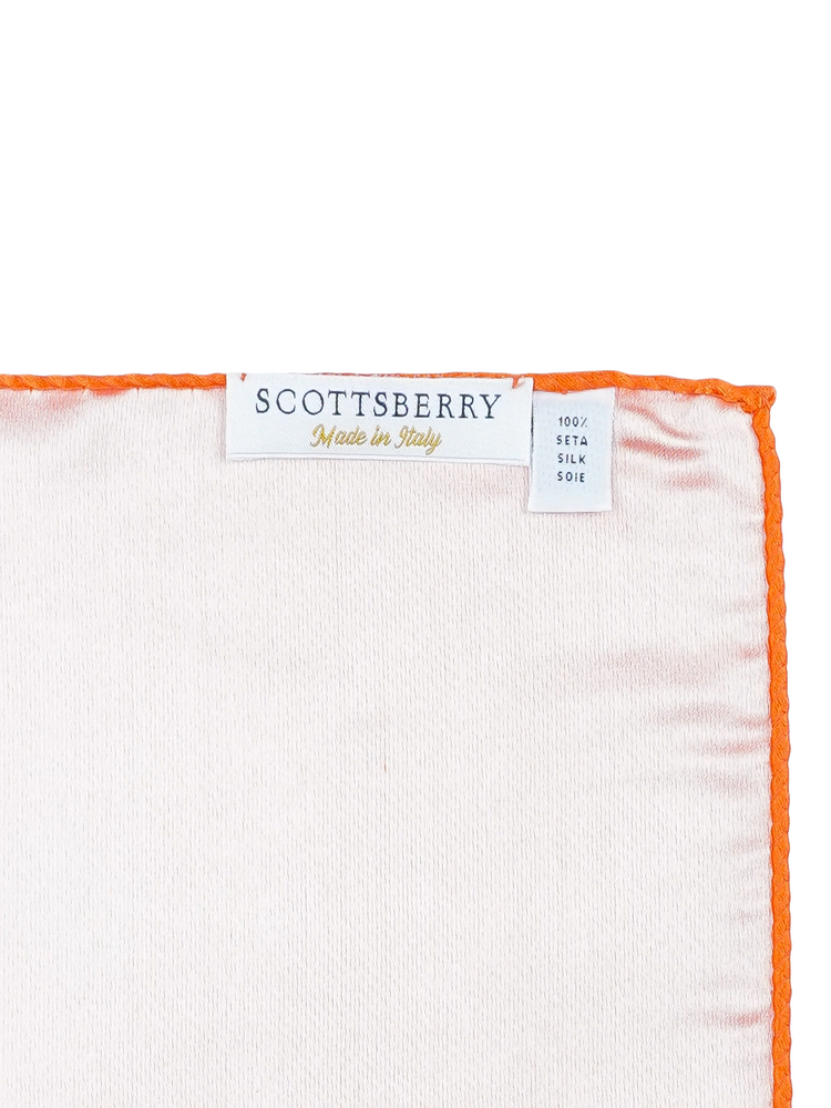 Pochette da taschino arancione