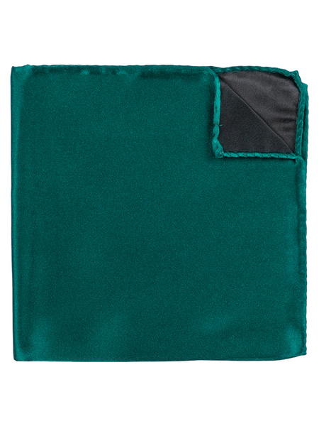 Pañuelo de bolsillo verde esmeralda oscuro