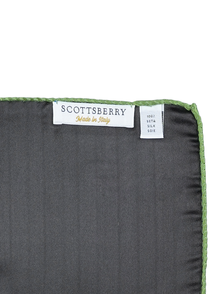 Lys olivengrønn lommetørkle