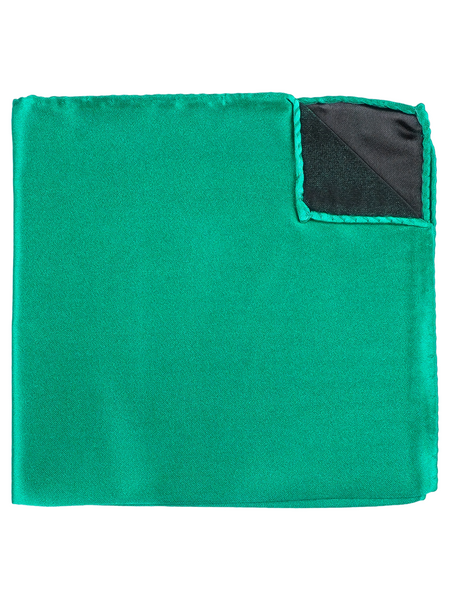 Pañuelo de bolsillo verde esmeralda