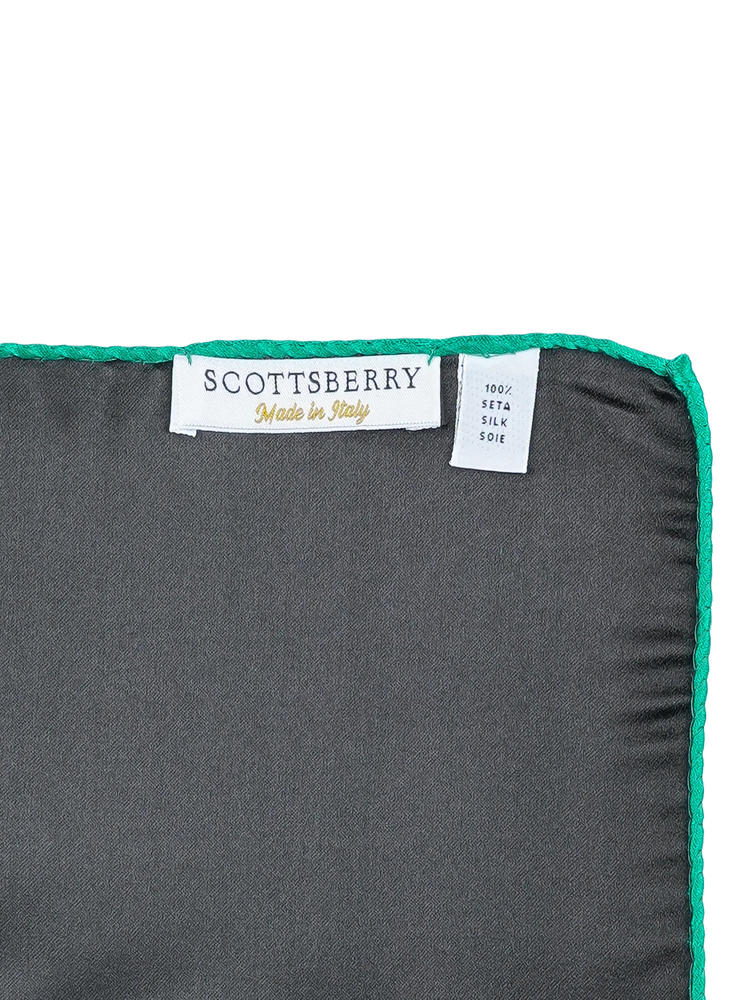 Smaragdgrønn lommetørkle