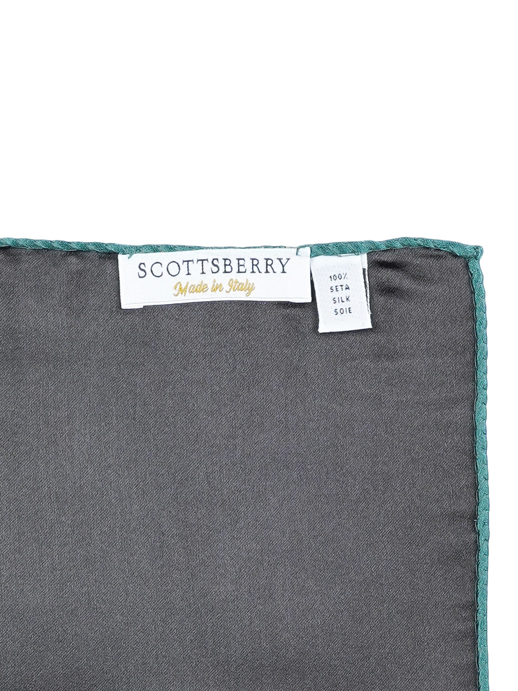 Tumma petroolinsininen taskuliina