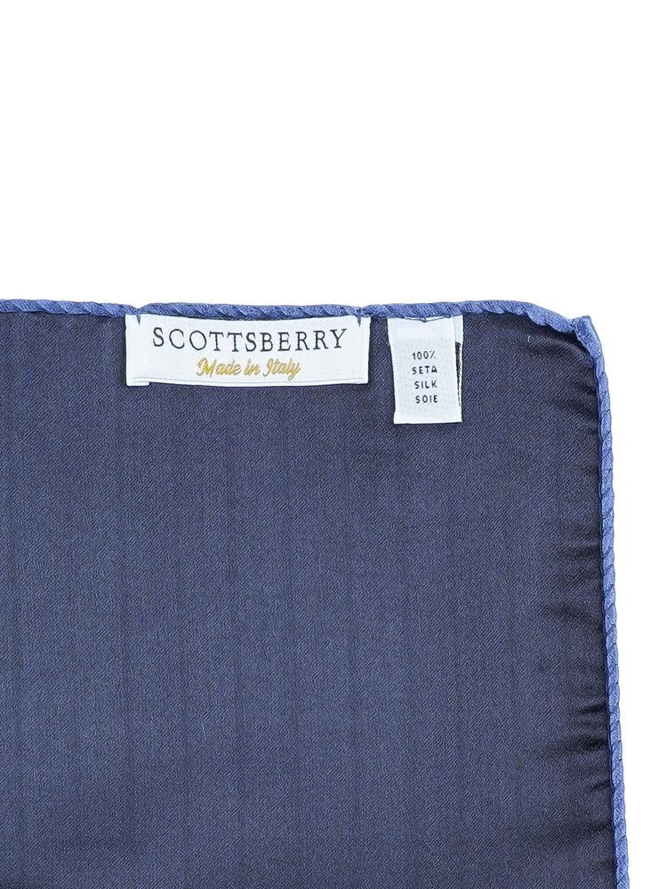 Lenço de bolso azul egeu