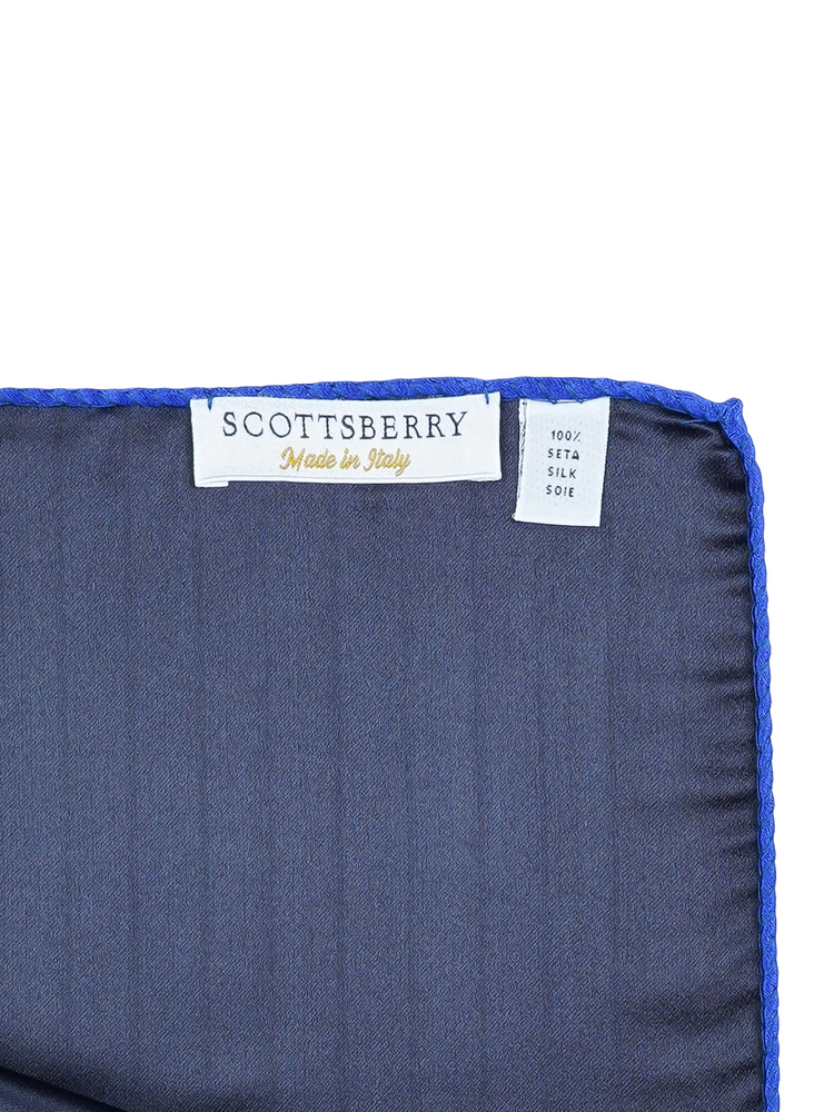 Batistă de buzunar albastră