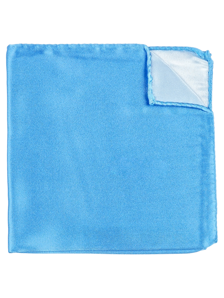 Hellblaues Einstecktuch