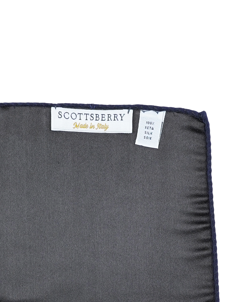 Midnattsblå lommetørkle