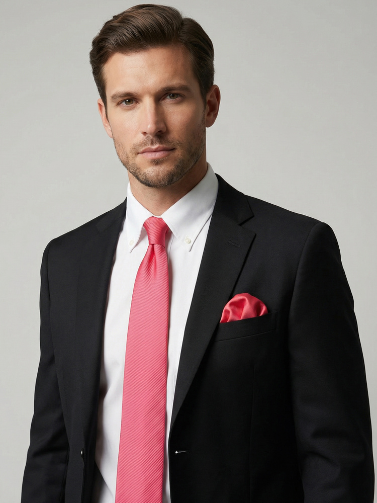 Koraljna kravata i rupčići