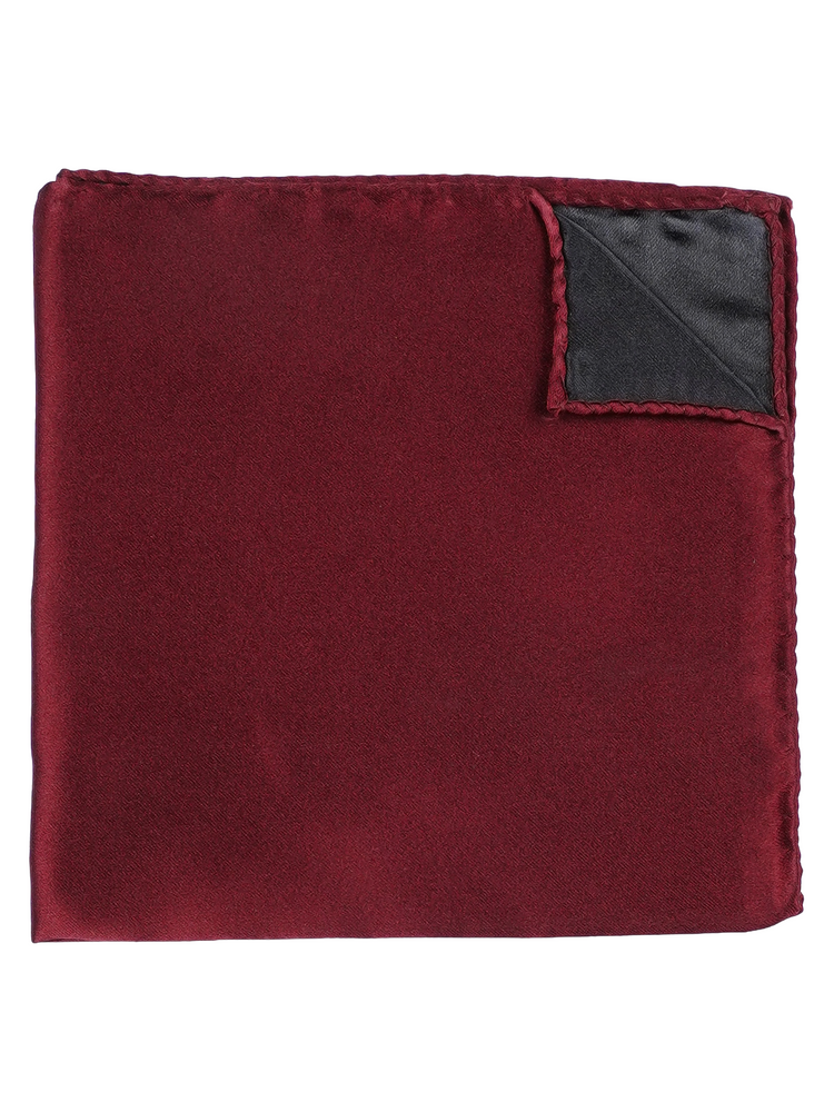 Burgundy tie & hanky