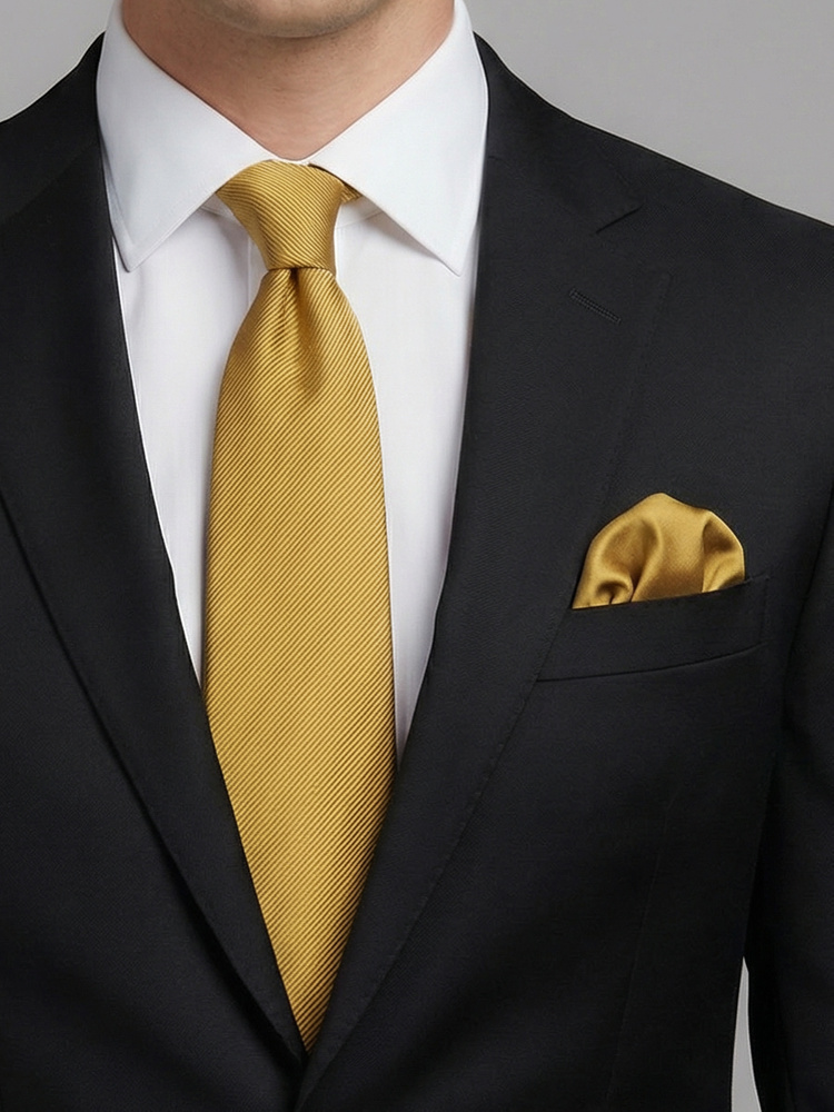 Guld slips & näsduk