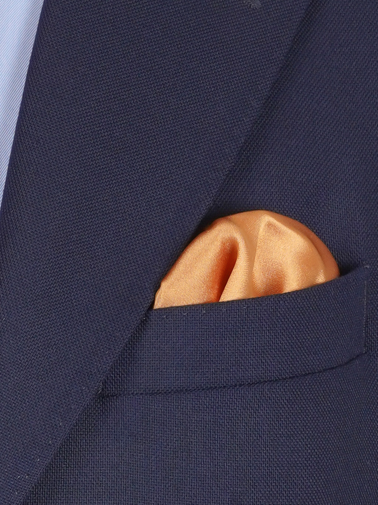 Krém sárga nyakkendő & díszzsebkendő