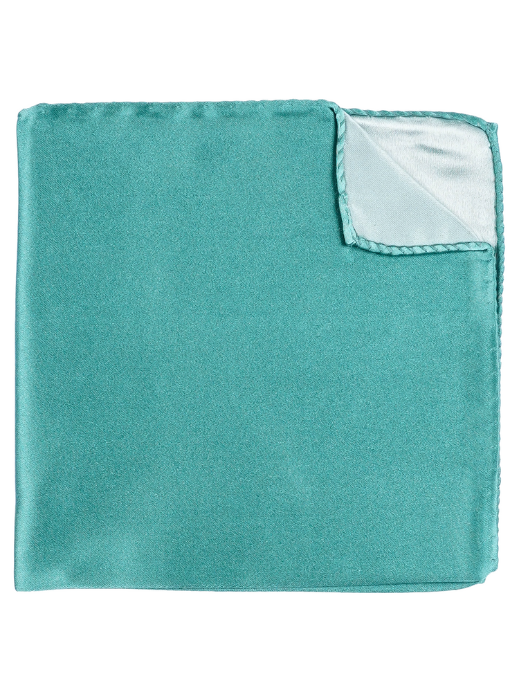 Mørk mintgrønn slips & lommetørkle