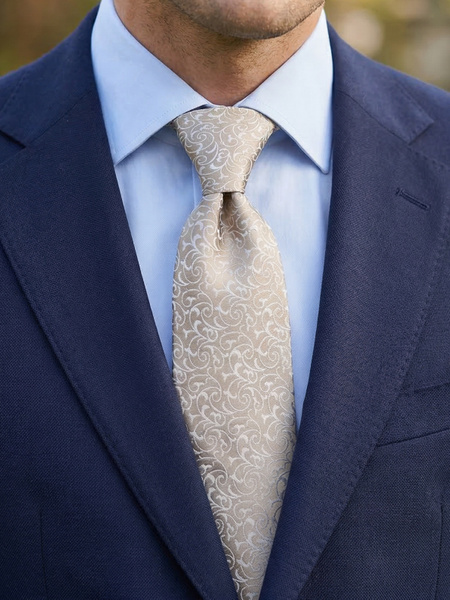 Gold-beige tie Lusso